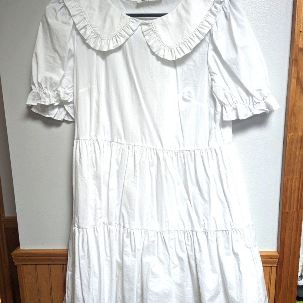 White women's Baby Doll Dress size 10